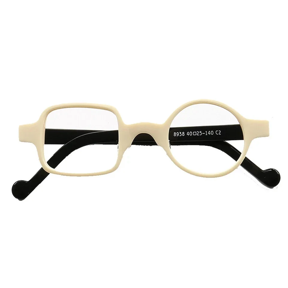 Hand Made Vintage Small Round Square Glasses Frames Full Rim Eyeglasses Mismatch 4