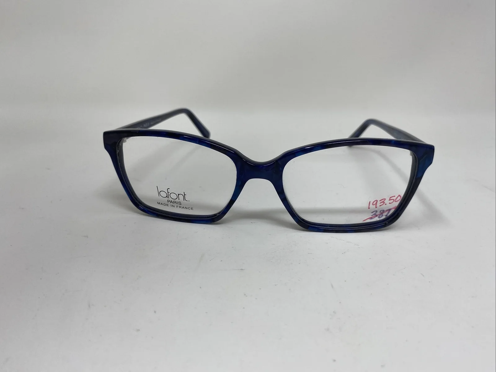 JEAN LAFONT EYEGLASS PENSEE 3037 54/16/138 BLUE PURPLE MARBLE FRANCE &A02 4