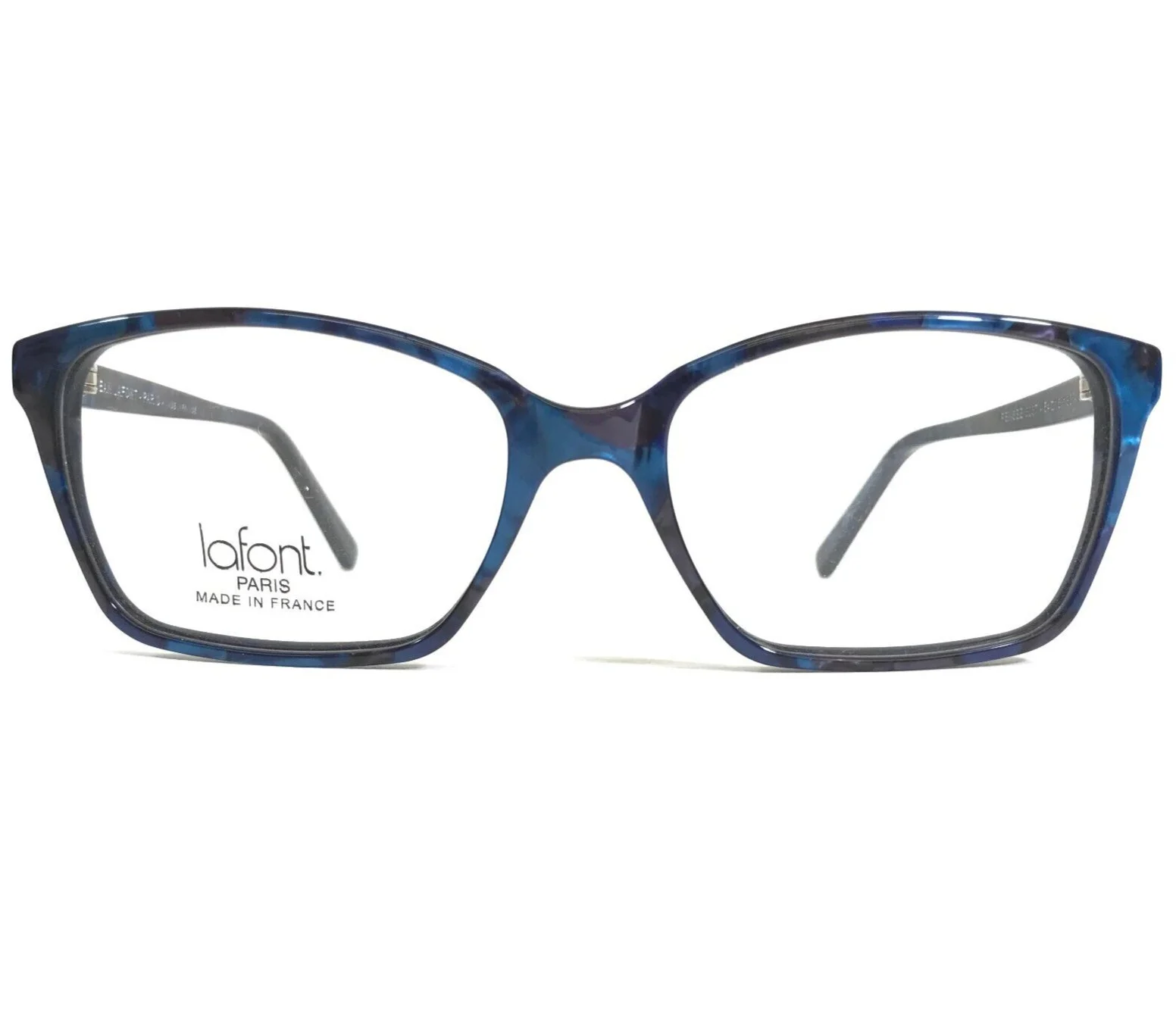 Jean Lafont Eyeglasses Frames PENSEE 3037 Blue Purple Brown Tortoise 54-16-138