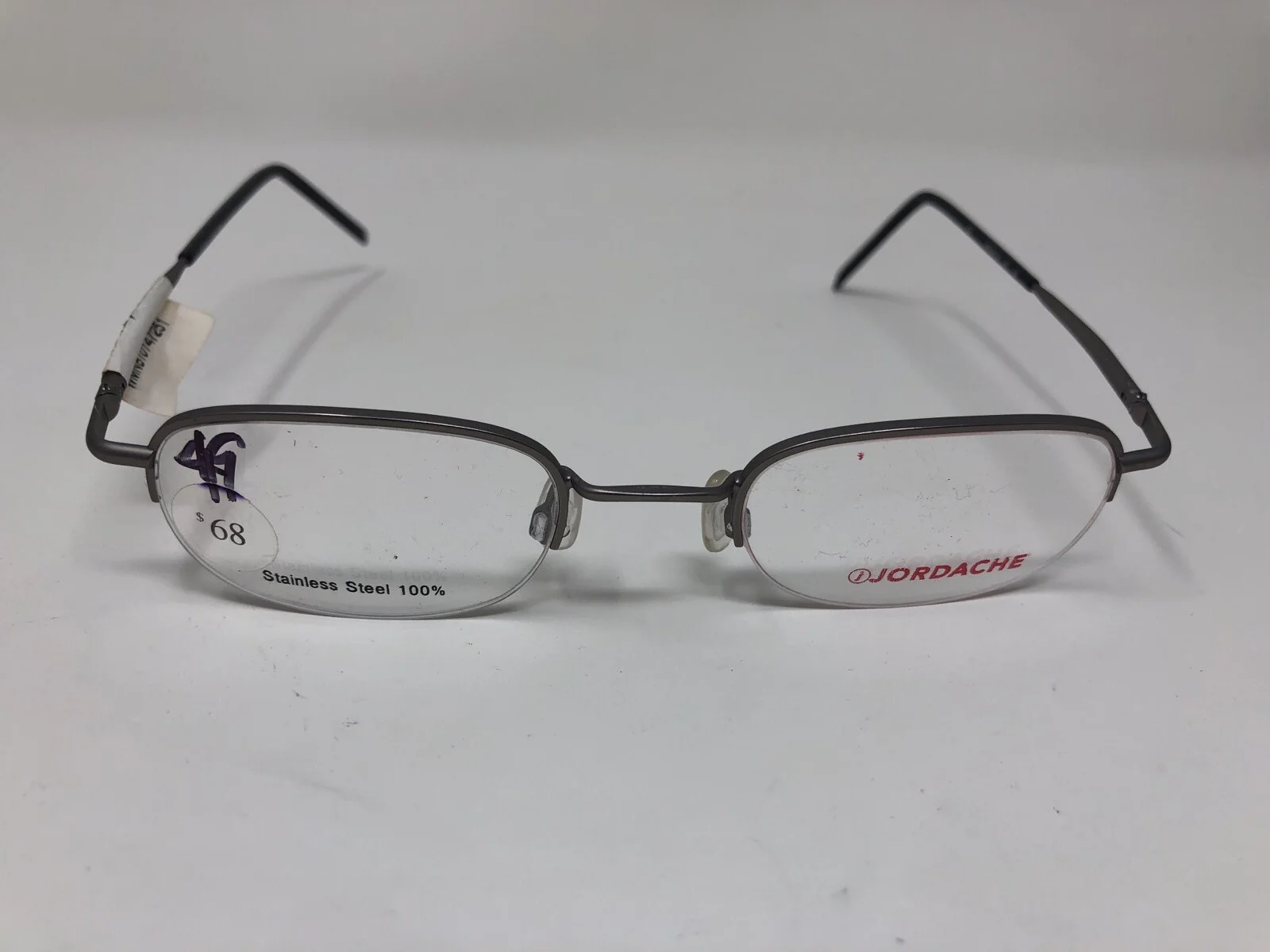 Jordache Eyeglasses Frame Noboundaries WMNB 101 251 47-20-135 Silver Metal XY98
