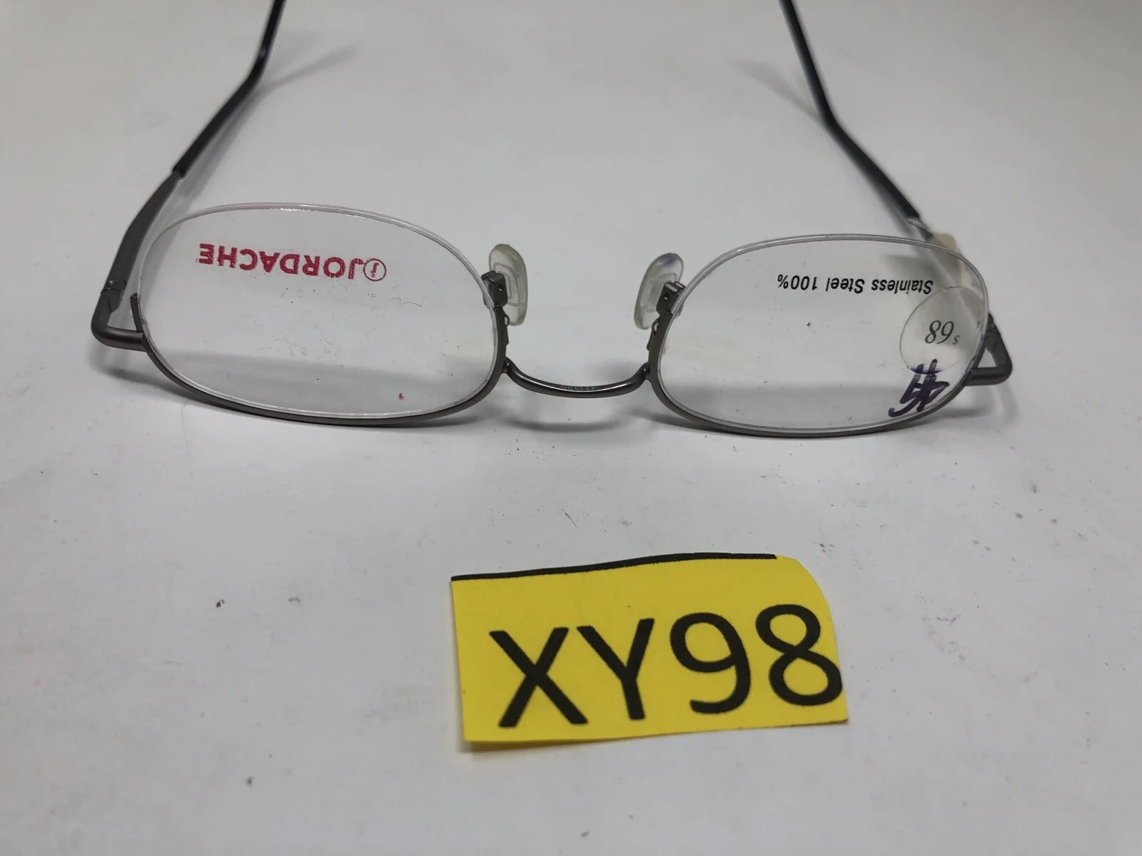 Jordache Eyeglasses Frame Noboundaries WMNB 101 251 47-20-135 Silver Metal XY98 2