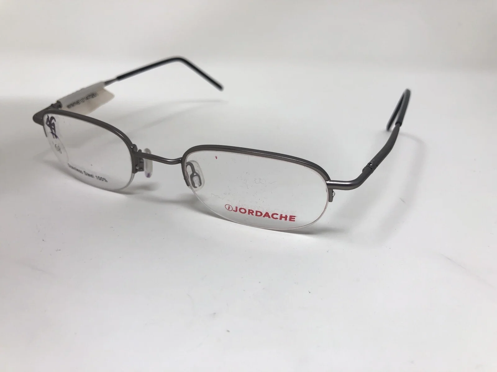 Jordache Eyeglasses Frame Noboundaries WMNB 101 251 47-20-135 Silver Metal XY98 4