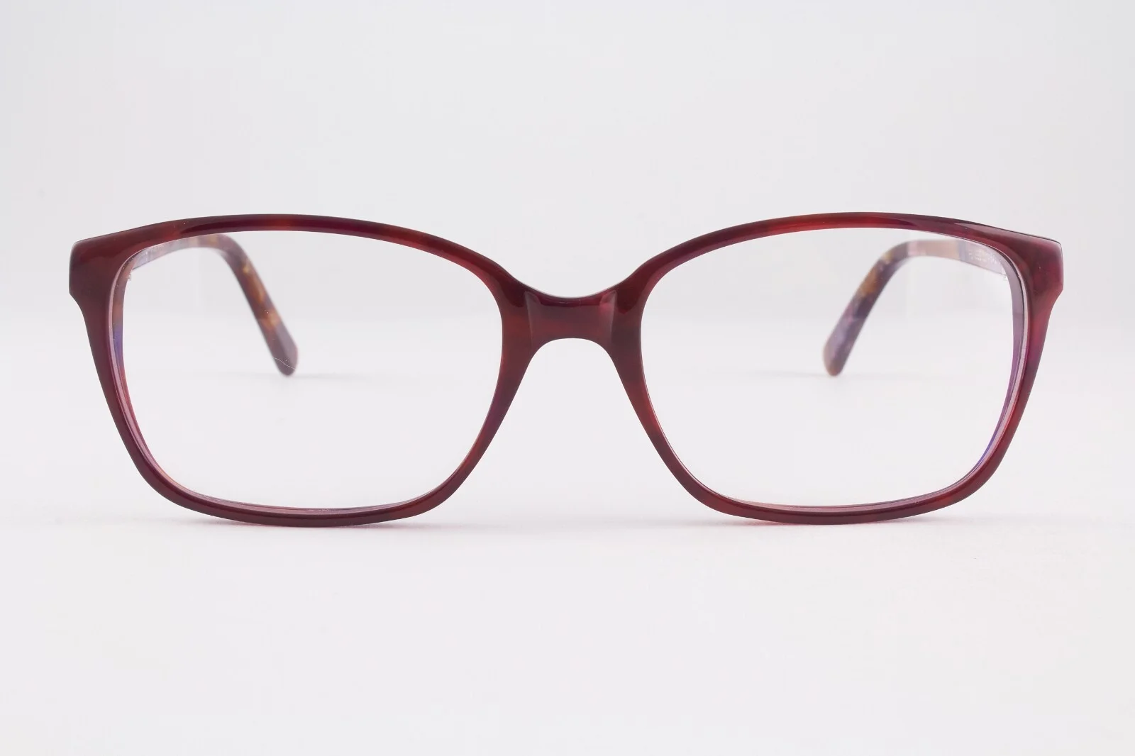 Rare Authentic Jean Lafont PENSEE 621 54mm Burgundy Purple Marble Glasses France