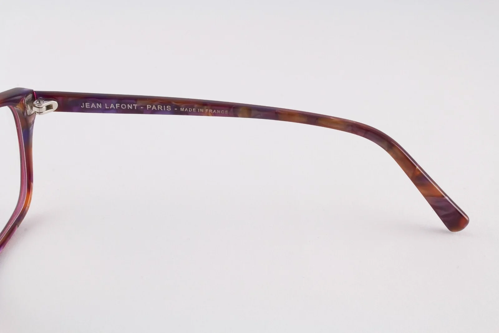 Rare Authentic Jean Lafont PENSEE 621 54mm Burgundy Purple Marble Glasses France 2